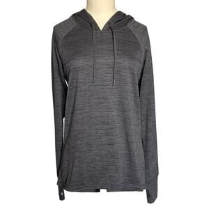 Kuhl Womens Small Vara Hoodie Lightweight Pullover Dark Heathered Gray 4241 *EUC